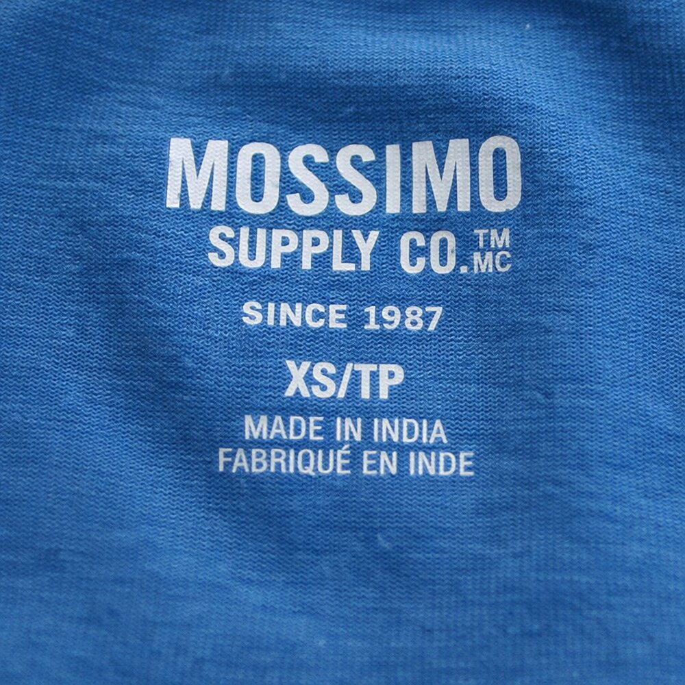 Mossimo Supply Co Blue Sleeveless Fit & Flare Dress XS Crochet Bodice - Picture 4 of 5